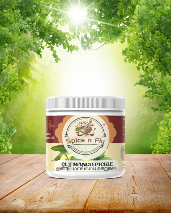 SPICE N FLY ™ Premium Cut Mango Pickle - துண்டு மாங்காய் ஊறுகாய் - Thundu Mankai Oorugai