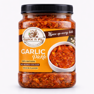SPICE N FLY ™ Premium Garlic Pickle - பூண்டு ஊறுகாய் - Poondu Oorugai